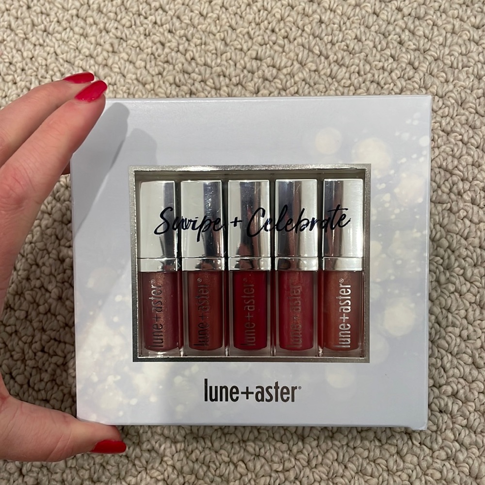NEW lune+aster lip gloss set